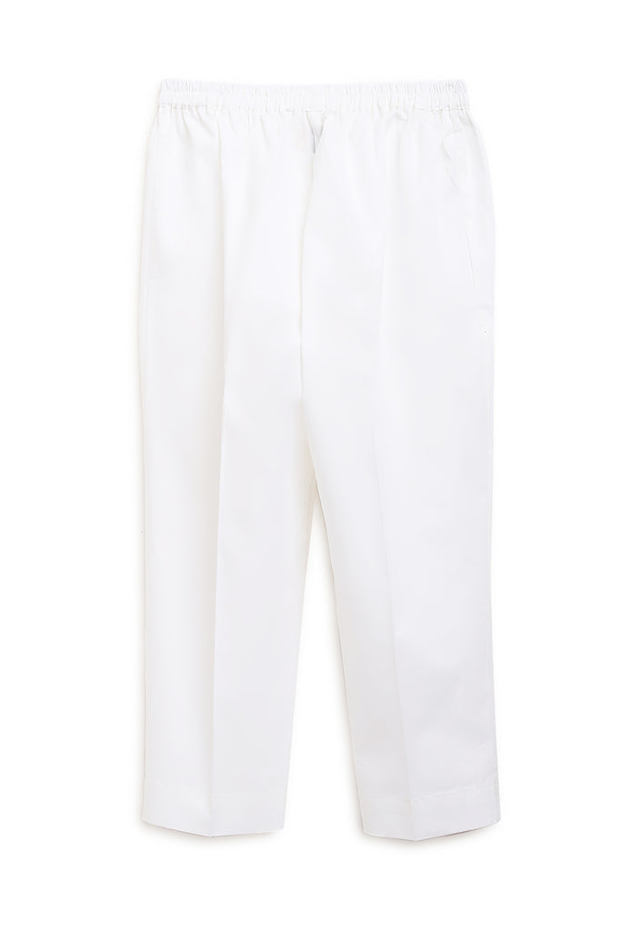 Buy Boys Cotton Trousers - White by Tiber Taber Kids