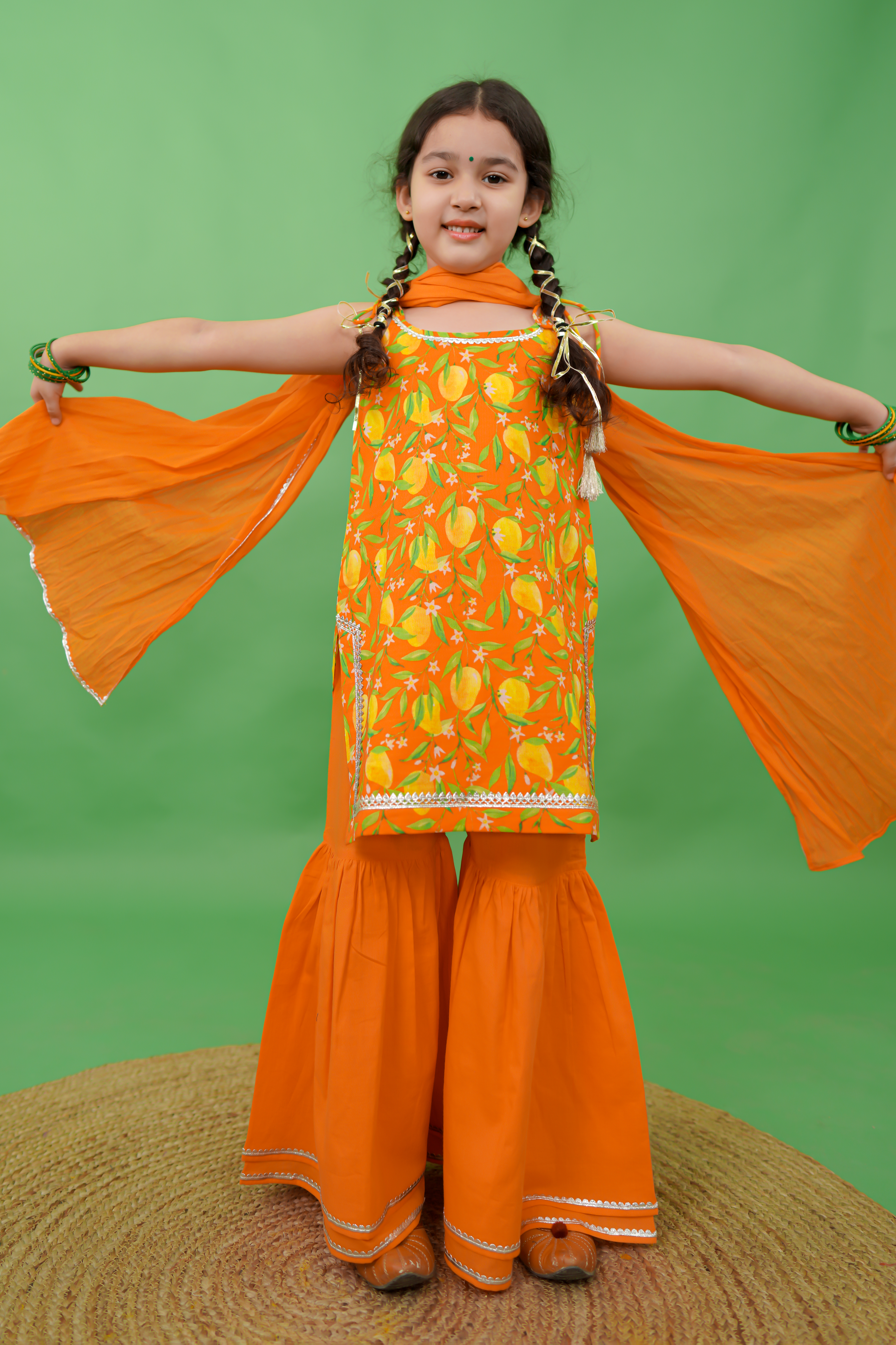 Sharara dress Indian Dupatta 3 Piece Suit Set Kurta Plazzo Women's Festive  Wear | eBay